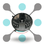 roboway 5 METER waterproof WS2812B RGB 30 LED light