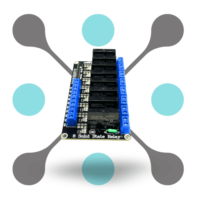roboway 5V 2A 8 Channel SSR Relay Board