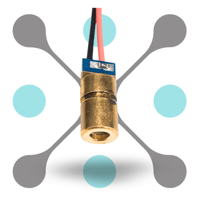 roboway 5V DC 5mW Mini Laser Dot Diode