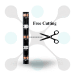 roboway 5V IP65 Addressable WS2812B RGB 30 LED Strip