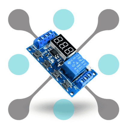 roboway 6-30V 1 Channel Relay Module with Adjustable Timing Cycle