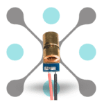 roboway 650nm 6mm 5V DC 5mW Mini Laser Dot Diode