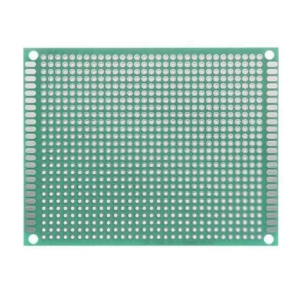 roboway 7 x 9 cm universal pcb prototype board single sided 2.54mm hole pitch