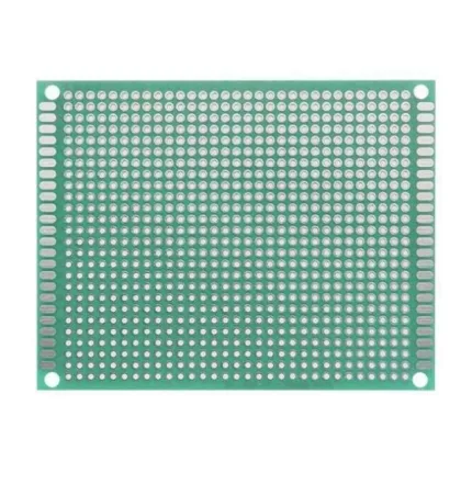 roboway 7 x 9 cm universal pcb prototype board single sided 2.54mm hole pitch