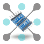 roboway 8 Channel 3.3V-5V IIC UART SPI TTL Bi-Directional Logic Level Conversion Module