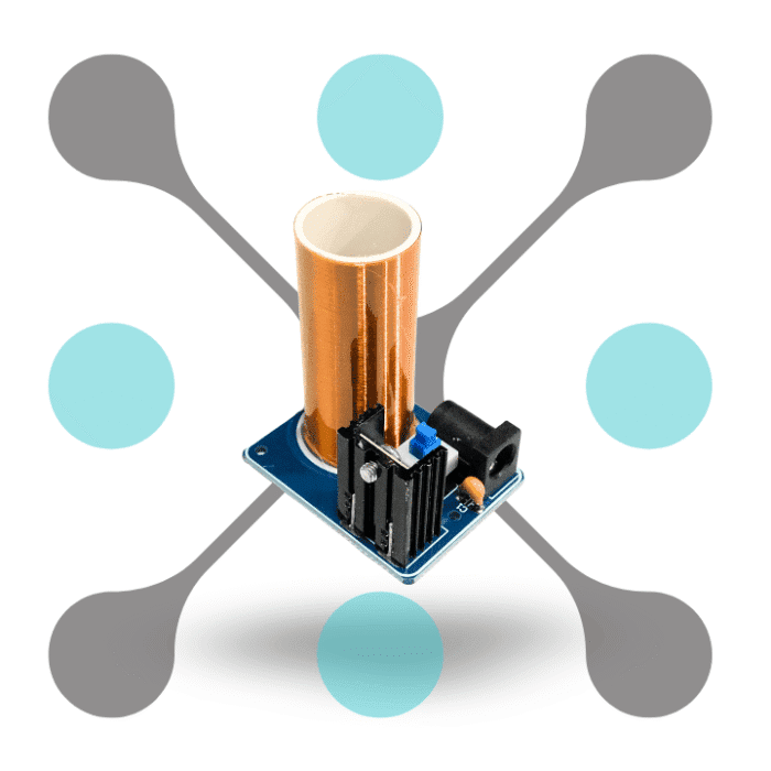 roboway 9V-12V BD243 Mini Tesla Coil Kit For DIY Prototyping