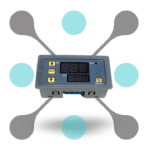 roboway AC 110V 220V Digital Time Delay Relay Dual LED Display Cycle Timer Control Switch Adjustable Timing Relay Time Delay Switch