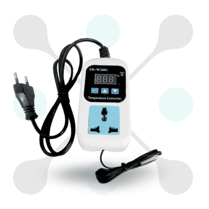 roboway AC110-220V XK-W2001 Digital Thermostat Regulator Temperature Controller Microcomputer Socket with Probe 1m Cable EU Plug