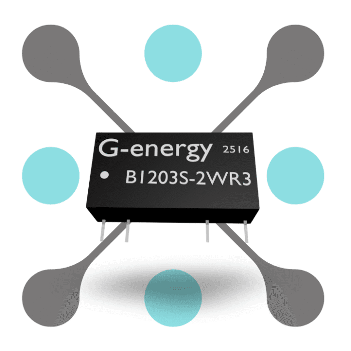 roboway B1203S-2WR3 12V to 3.3V 2W 606mA DC to DC Isolation Voltage 1500VDC Power Module Converter