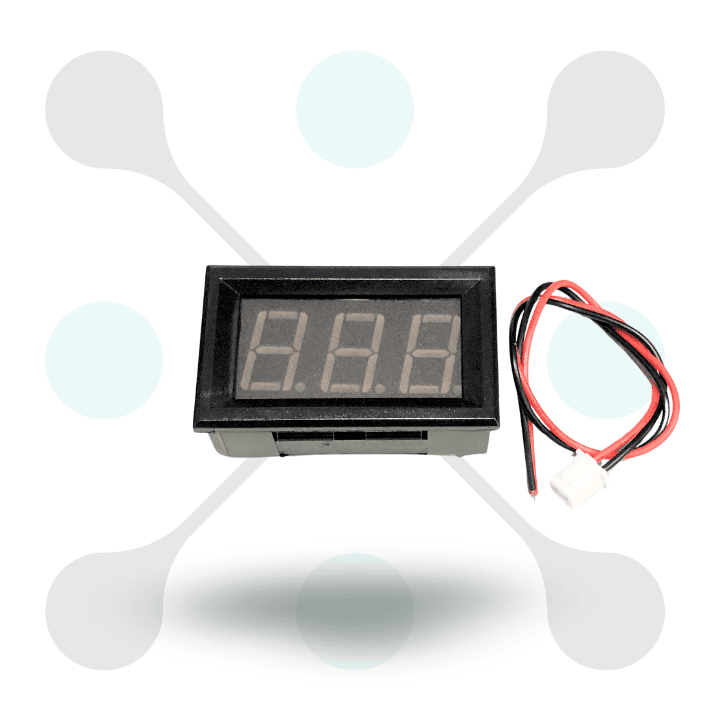 roboway Blue Digital Display 70V-500V 0.56 inch AC 220V Two Wire Ac Voltmeter