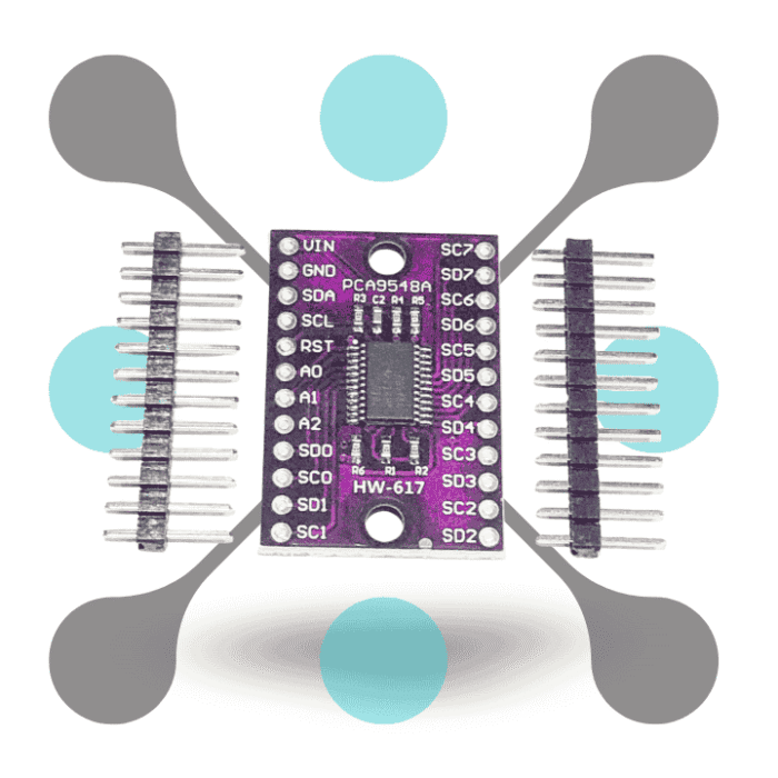 roboway CJMCU TCA9548A I2C 8 Channel Multiple Extensions Development Board