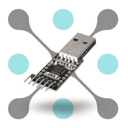 roboway CP2102 6-pin USB 2.0 to TTL UART serial Converter
