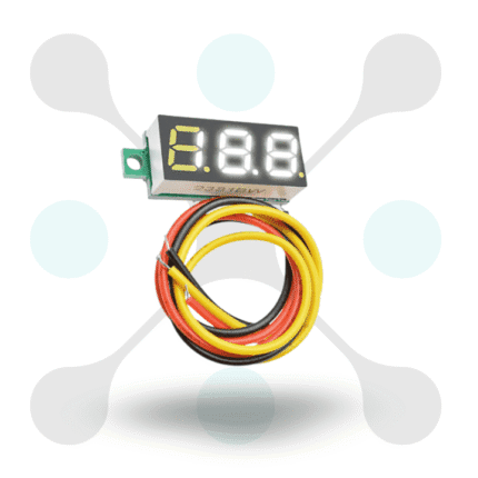 roboway DC 0V-100V 0.28 inch LED Digital Voltmeter White