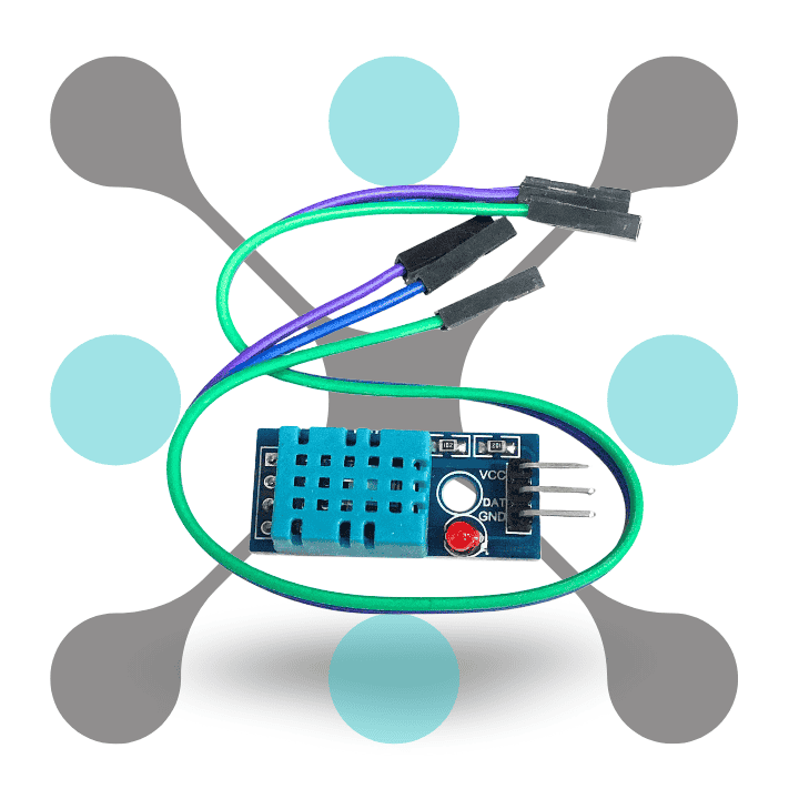 roboway DHT11 Temperature And Humidity Sensor Module with LED