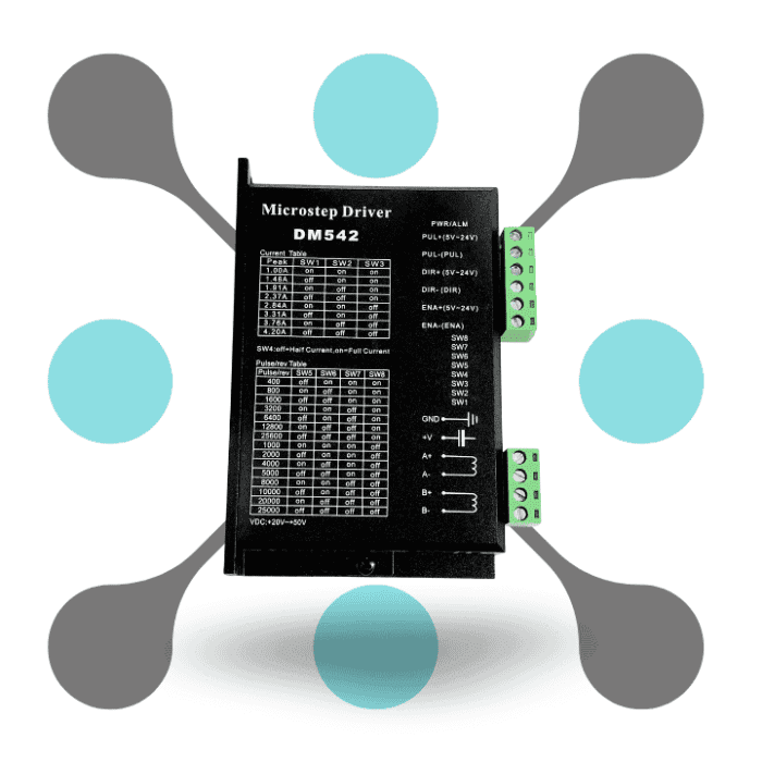 roboway DM542 Digital Stepper Motor Driver for CNC Drivers Controller 3D Printer Accessories