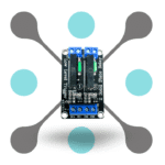 roboway Dc 12V 2 Channel Solid State Relay