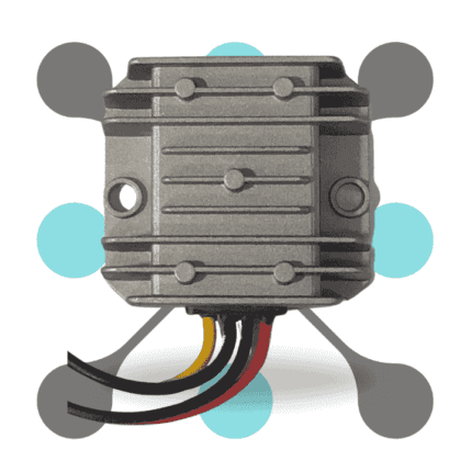 roboway G-Energy DC 12-24V to 5V 10A 50W DC-DC Buck Converter Step Down Voltage Regulator Module Waterproof IP68