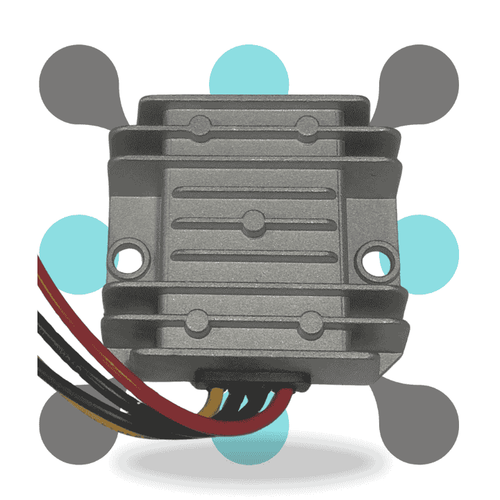 roboway G-Energy DC 12V to 48V 96W Converter Voltage 2A Step-up Power Supply Module IP68