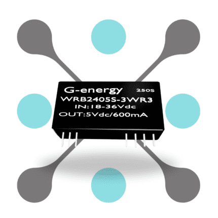 roboway G-Energy WRB2405S-3WR3 24V to 5V 600mA 3W Dc to Dc Converter Isolated Module