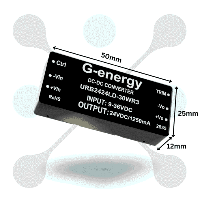 roboway G-energy  24V To 24V 30W 1.25A isolated dc converter