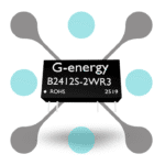roboway G energy B2412S-2WR3 24V to 12V 2W 166mA DC to DC Isolation Voltage 1500VDC Power Module Converter