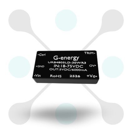 roboway G-energy URB4805LD-30WR3 48V To 5V 30W 6A Dc-Dc Converter 1500VDC Isolated Power Module