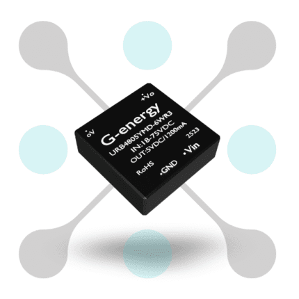 roboway G-energy URB4805YMD-6WR3 48V to 5V 1.2A 6W Dc Dc Converter Isolated Power Module DIP Package