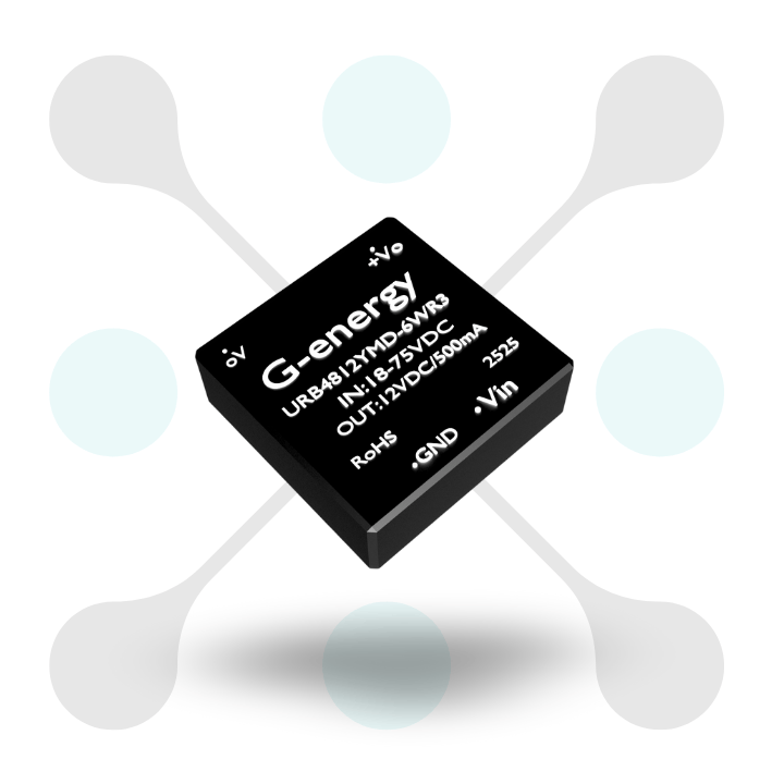 roboway G-energy URB4812YMD-6WR3 18V-75V to 12V 500mA 6W Isolated Dc Dc Converter DIP Package Power Module