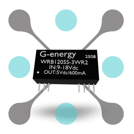 roboway G energy WRB1205S-3WR2 12V to 5V 600mA 3W Dc Dc Converter Isolated Power Supply Module