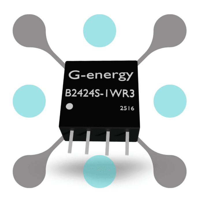 roboway H-link B2424S-1WR3H 24V to 24V 42mA 1W Dc Dc Converter Isolated Power Module