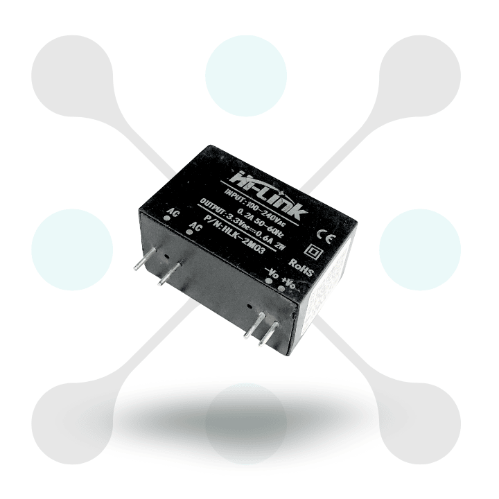 roboway Hi-Link HLK-2M03 3.3V 2W 606mA AC to DC Isolated Power Supply Module