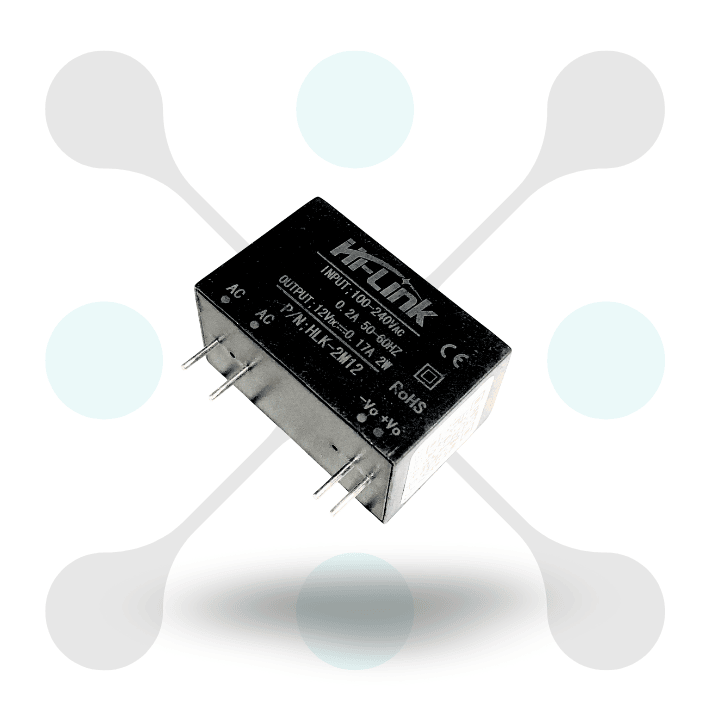 roboway Hi-Link HLK-2M12 100-240V To 12V 2W 166mA AC-DC Isolated Power Supply Module