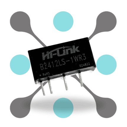 roboway Hi-link B2412LS-1WR3 24V to 12V 1W 83mA Isolated Dc Dc Converter SIP Package Power Module