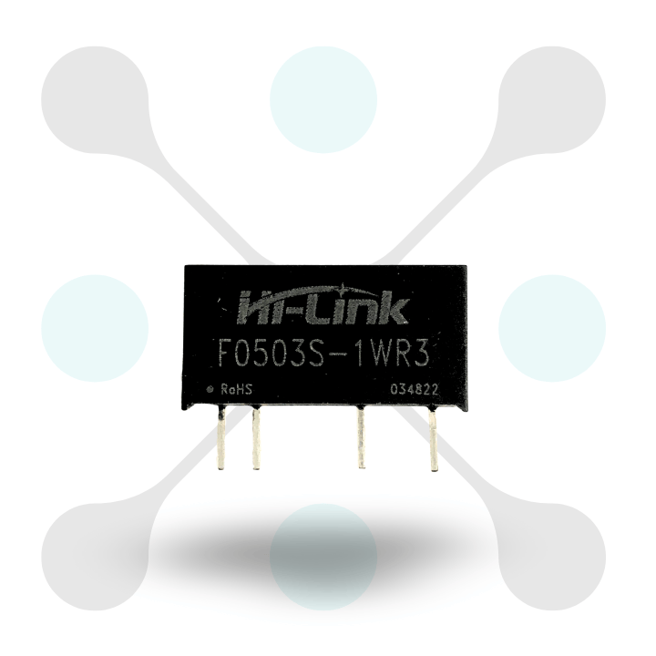 roboway Hi-link F0503S-1WR3 5V to 3.3V 303mA 1W Dc Dc Converter Isolated Power Supply Module SIP Package