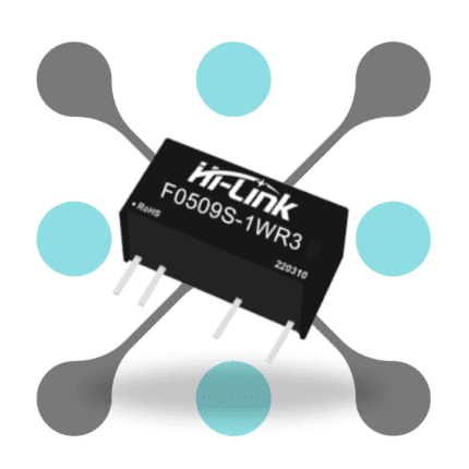 roboway Hi-link F0509S-1WR3H 5V to 9V 1W 111mA Dc-Dc Converter SIP Package Power Module