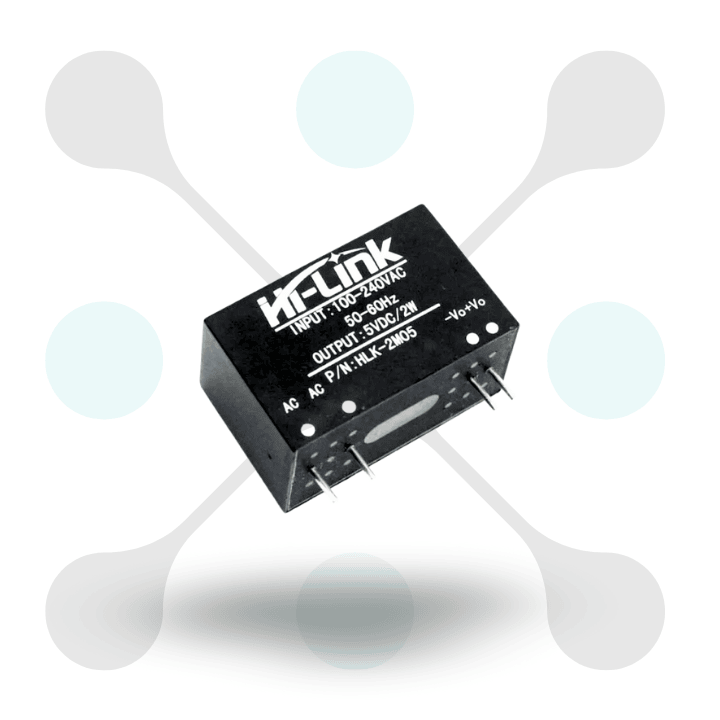 roboway Hi-link HLK-2M05 100-240V to 5V 2W 400mA Ac To Dc Isolated Power Supply Module