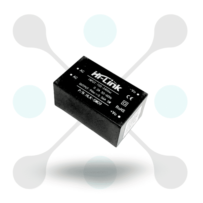 roboway Hi-link HLK-5M09 100-240V to 9V 5W 555mA Isolated Ac to DC Converter