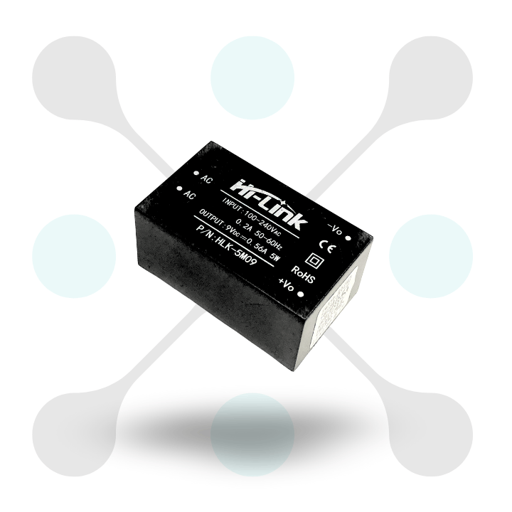 roboway Hi-link HLK-5M09 100-240V to 9V 5W 555mA Isolated Ac to DC Converter
