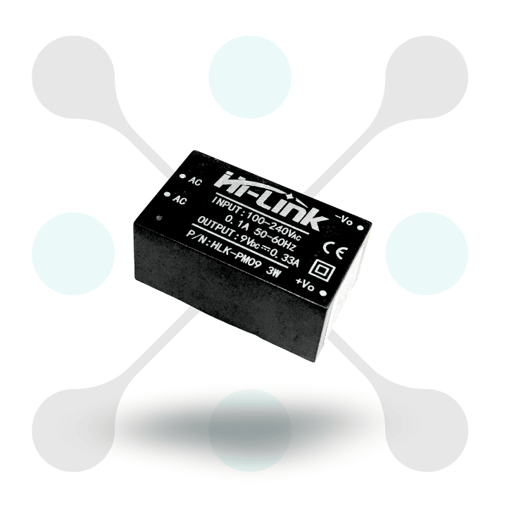 roboway Hi-link HLK-PM09 100-240V to 9V 3W 333mA Ac-Dc Isolated Power Supply Module