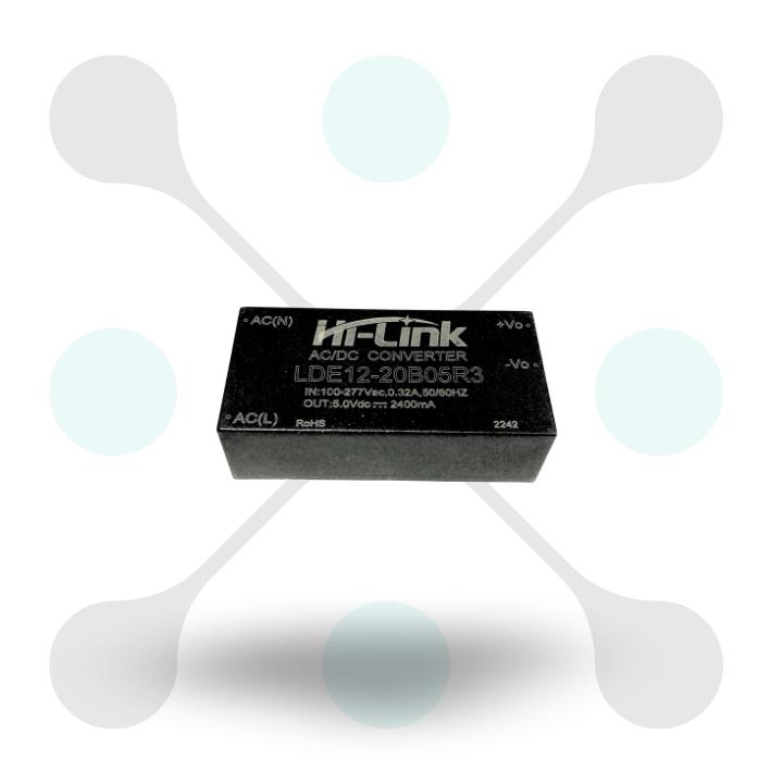 roboway Hi-link LDE12-20B05R3 100-277V to 5V 12W Ac-Dc Isolated Module