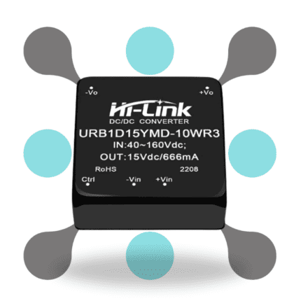 roboway Hi-link URB1D15YMD-10WR3 40-160V to 15V 666mA 10W Isolated Dc Dc Converter DIP Package Power Module