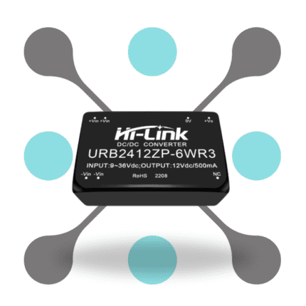 roboway Hi-link URB2412ZP-6WR3 24V to 12V 500mA 6W Dc Dc Converter Isolated Power Module
