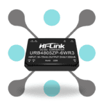 roboway Hi-link URB4805ZP-6WR3 48V to 5V 6W 1.2A DC Converter Isolated Power Supply Module DIP Package