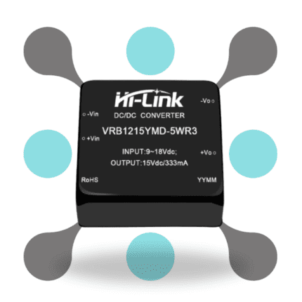 roboway Hi-link VRB1215YMD-5WR3 9-18V to 15v 333mA 5W Isolated Dc Dc Converter DIP Package Power Module