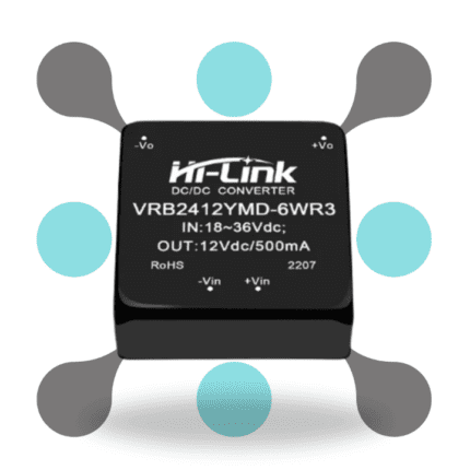 roboway Hi-link VRB2412YMD-6WR3 18-36V to 12V 6W 500mA Isolated Dc Dc Converter DIP Package Power Module