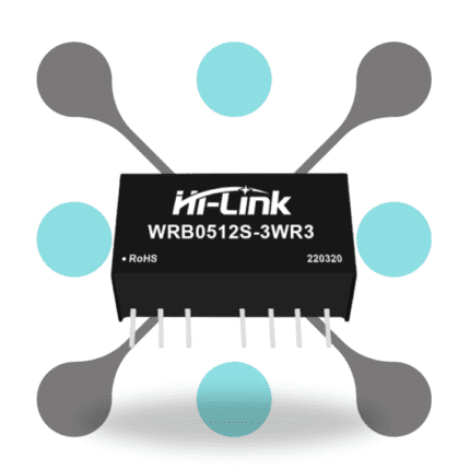 roboway Hi-link WRB0512S-3WR3 5V to 12V 250mA 3W Dc Dc Converter Isolated Power Module