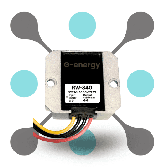 roboway IP68 12-24V to 5V 10A 50W Converter