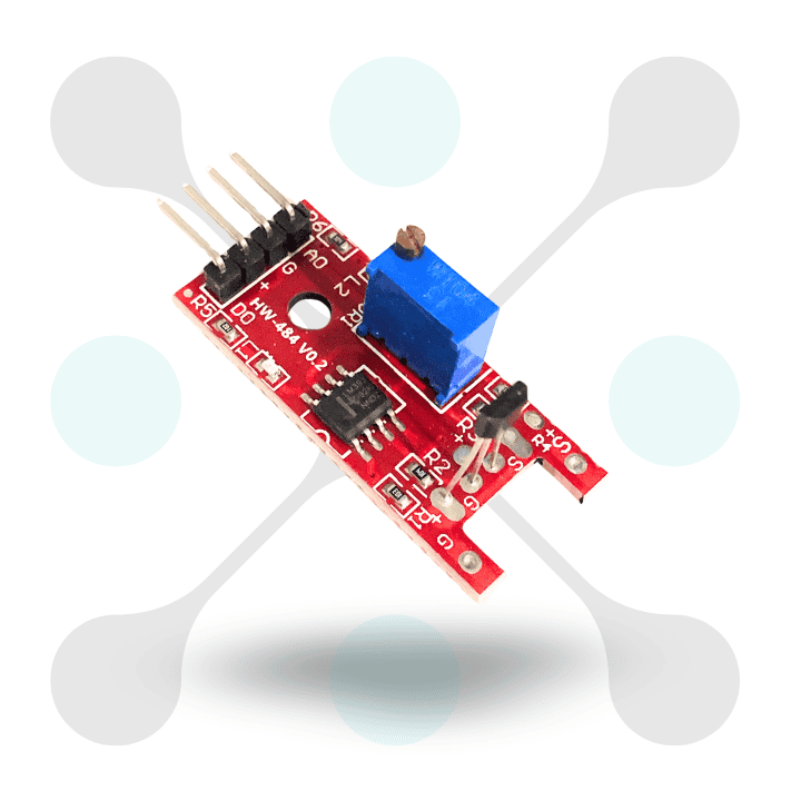 roboway KY-024 Linear Magnetic Hall Effect Sensor Module