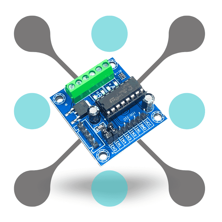 roboway L293D 4 Channel DC Motor Driver