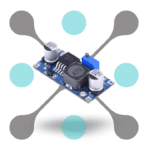 roboway LM2596 DC-DC Buck Converter Adjustable Step Down Power Supply Module